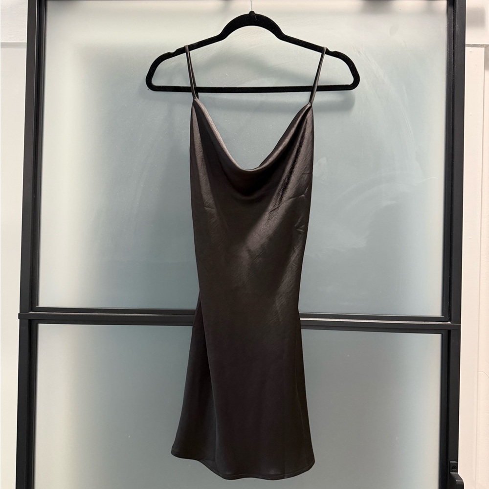 Elegant Black Slip Dress